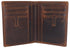 RFID610339RHU Vintage Leather Mens Slim Bifold Wallet RFID Blocking Credit Card Holder Wallets for Men